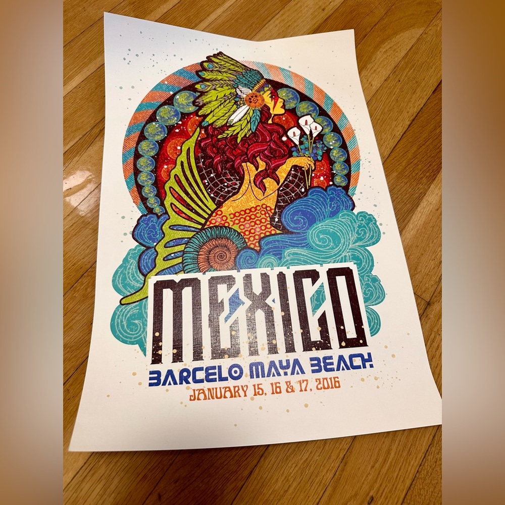 Phish Mexico 2016 Poster Print